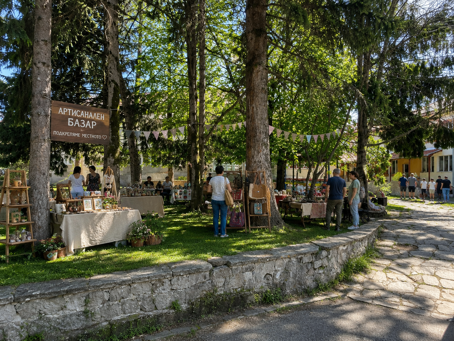 Artisan market and local commerce inside the Yumanity ecosystem