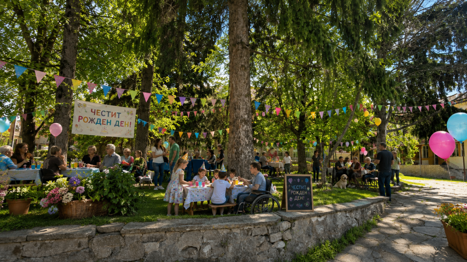 Inclusive family celebration at Yumanity