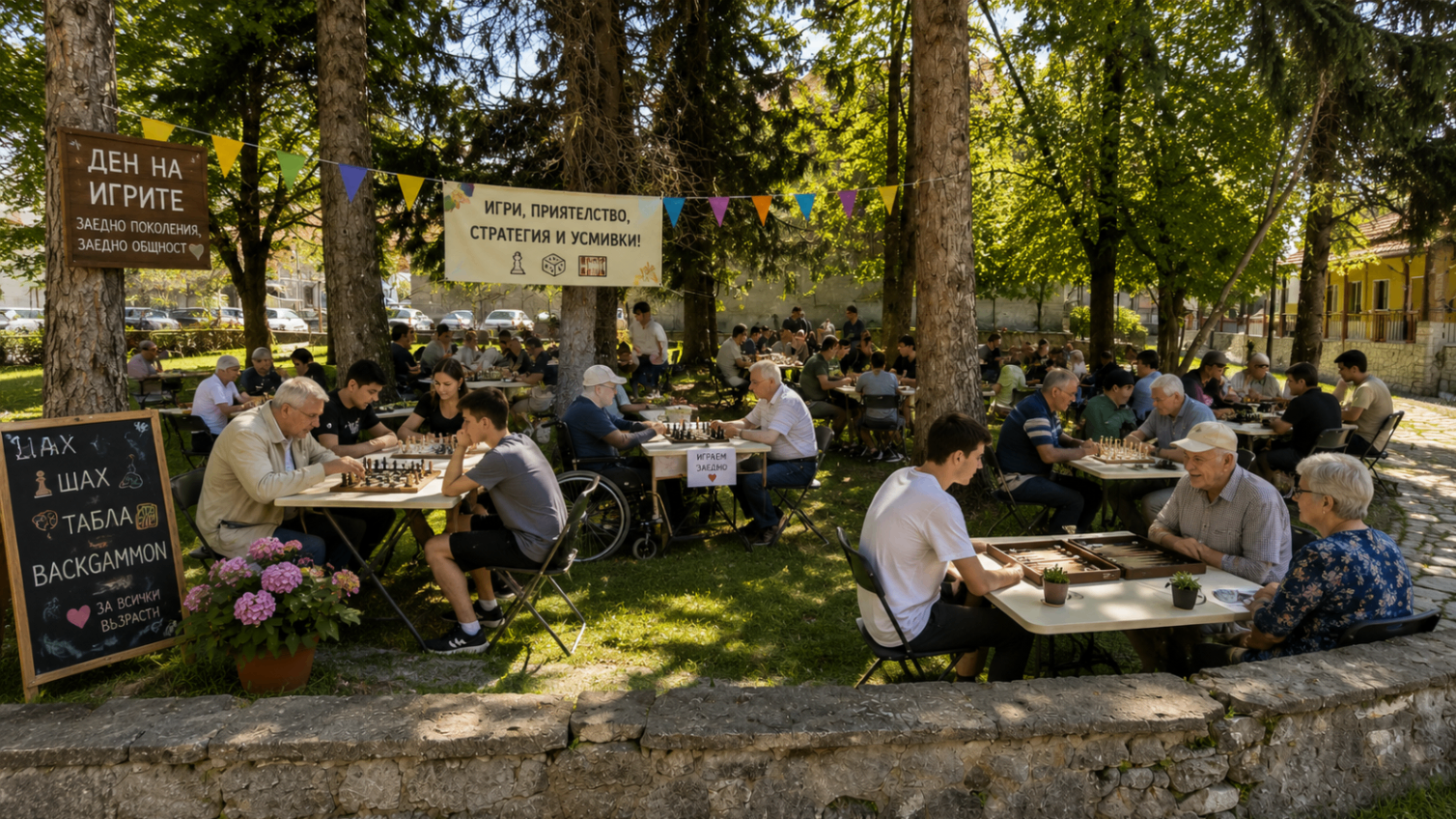 Multigenerational community activities at Yumanity